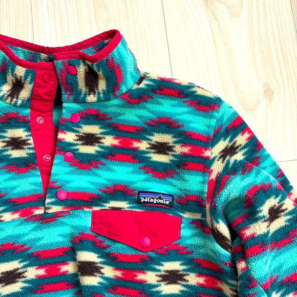 Patagonia Multicolor Fleece Size Medium - Picture 2 of 4